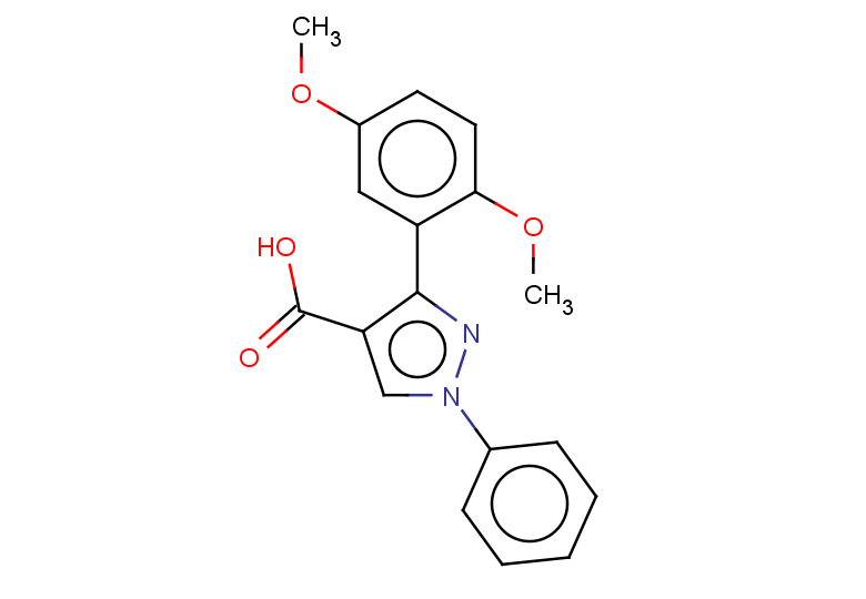 3-(2,5-dimethoxyphenyl)-1-phenyl-1H-pyrazole-4-carboxylic acid