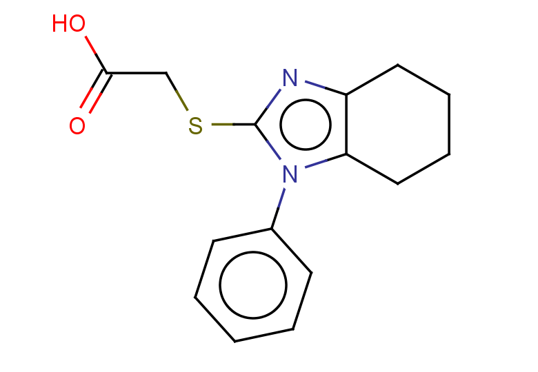 2-[(1-phenyl-4,5,6,7-tetrahydro-1H-1,3-benzodiazol-2-yl)sulfanyl]acetic acid