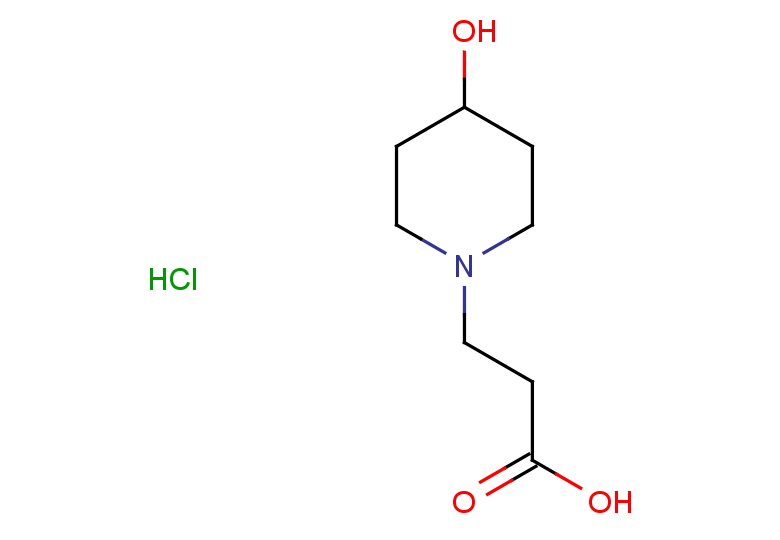 3-(4-hydroxypiperidin-1-yl)propanoic acid hydrochloride