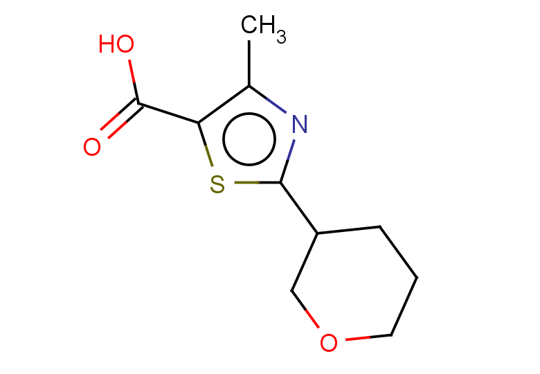 4-methyl-2-(oxan-3-yl)-1,3-thiazole-5-carboxylic acid