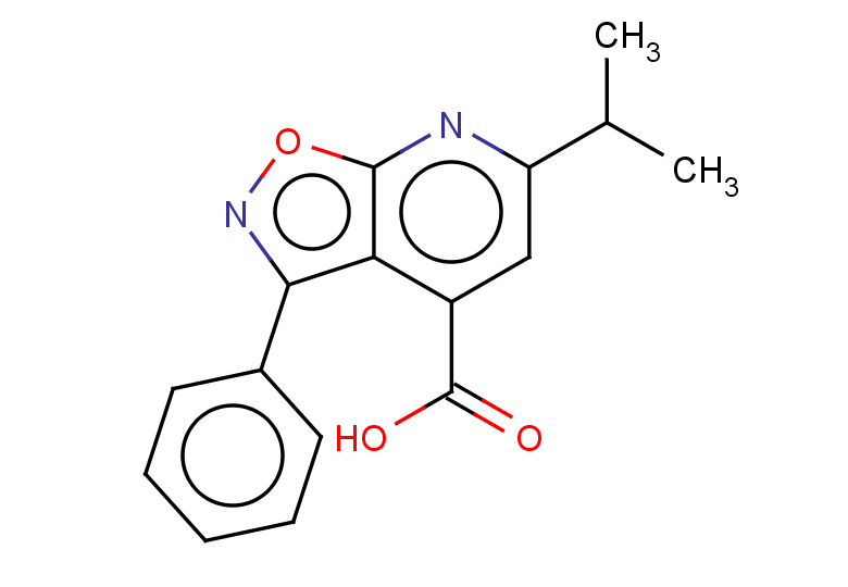 3-phenyl-6-(propan-2-yl)-[1,2]oxazolo[5,4-b]pyridine-4-carboxylic acid