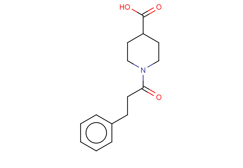 1-(3-phenylpropanoyl)piperidine-4-carboxylic acid