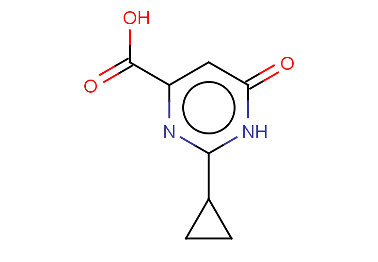 2-cyclopropyl-6-oxo-1,6-dihydropyrimidine-4-carboxylic acid