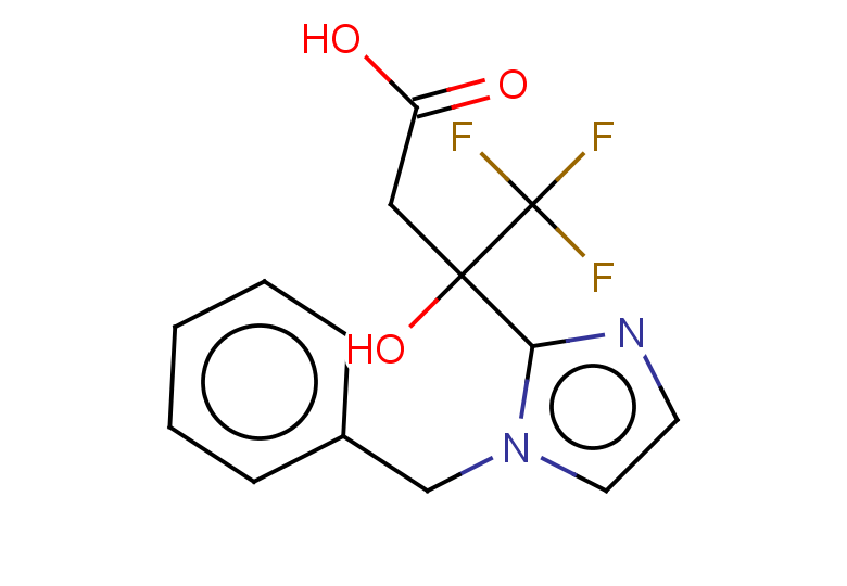 3-(1-benzyl-1H-imidazol-2-yl)-4,4,4-trifluoro-3-hydroxybutanoic acid