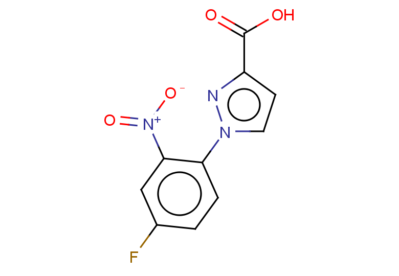 1-(4-fluoro-2-nitrophenyl)-1H-pyrazole-3-carboxylic acid