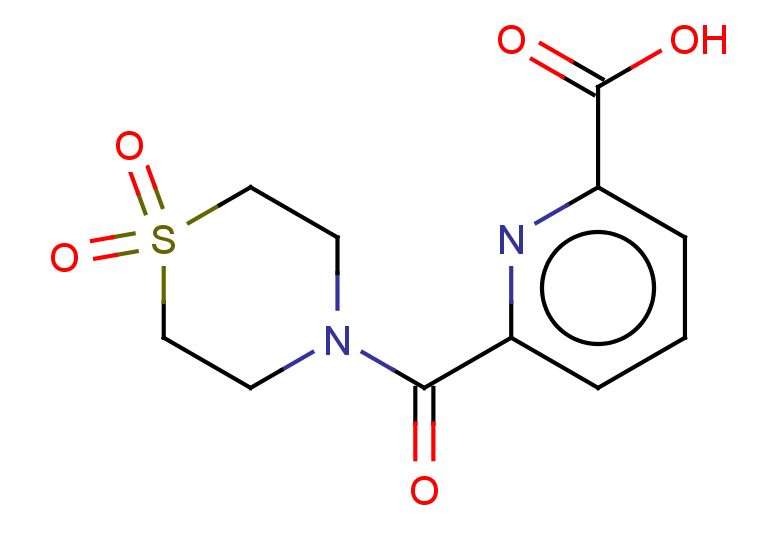 6-(1,1-dioxo-1lambda6-thiomorpholine-4-carbonyl)pyridine-2-carboxylic acid