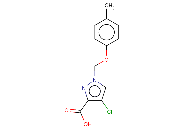 4-chloro-1-(4-methylphenoxymethyl)-1H-pyrazole-3-carboxylic acid