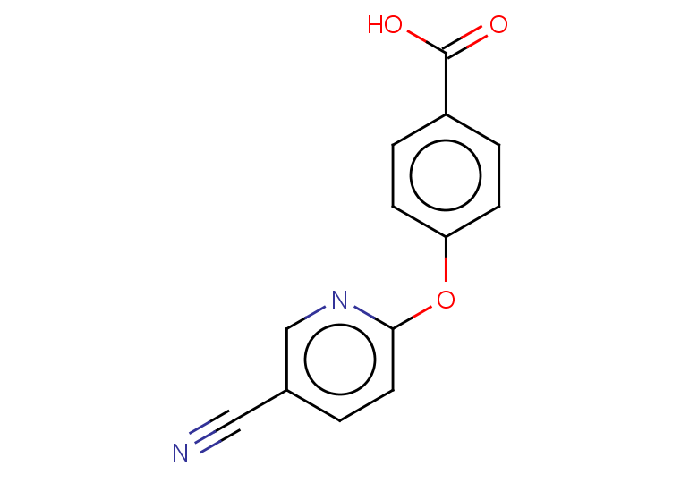 4-[(5-cyanopyridin-2-yl)oxy]benzoic acid