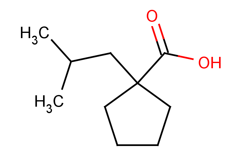 1-(2-methylpropyl)cyclopentane-1-carboxylic acid