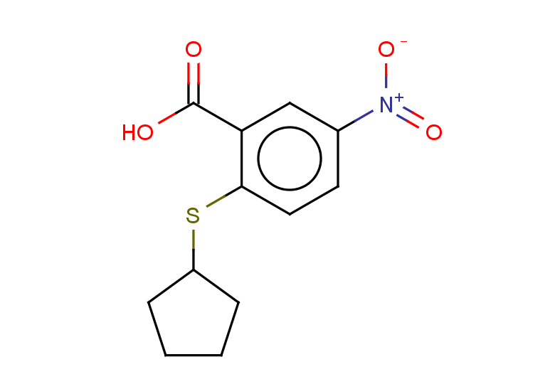 2-(cyclopentylsulfanyl)-5-nitrobenzoic acid