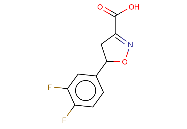 5-(3,4-difluorophenyl)-4,5-dihydro-1,2-oxazole-3-carboxylic acid