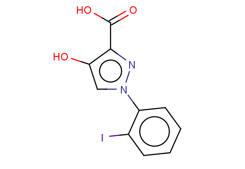 4-hydroxy-1-(2-iodophenyl)-1H-pyrazole-3-carboxylic acid