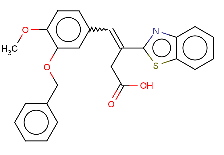 3-(1,3-benzothiazol-2-yl)-4-[3-(benzyloxy)-4-methoxyphenyl]but-3-enoic acid