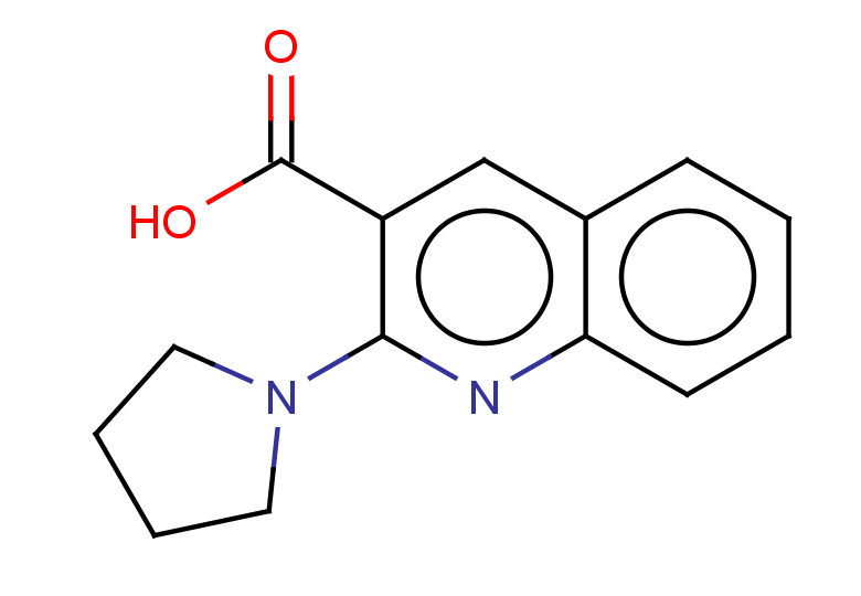 2-(pyrrolidin-1-yl)quinoline-3-carboxylic acid