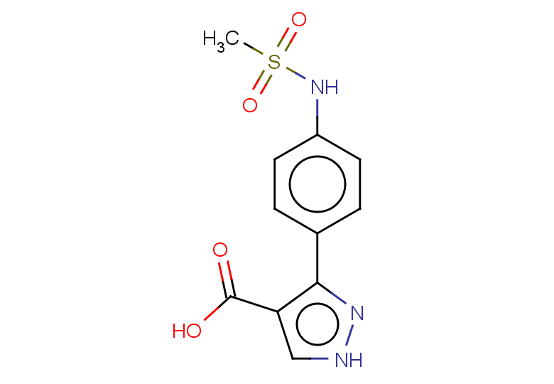 3-(4-methanesulfonamidophenyl)-1H-pyrazole-4-carboxylic acid