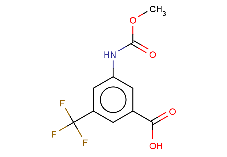 3-[(methoxycarbonyl)amino]-5-(trifluoromethyl)benzoic acid