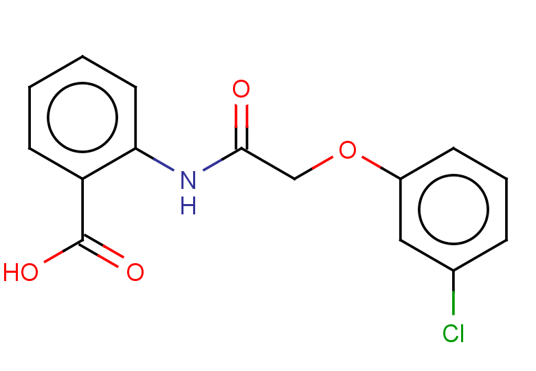 2-[2-(3-chlorophenoxy)acetamido]benzoic acid