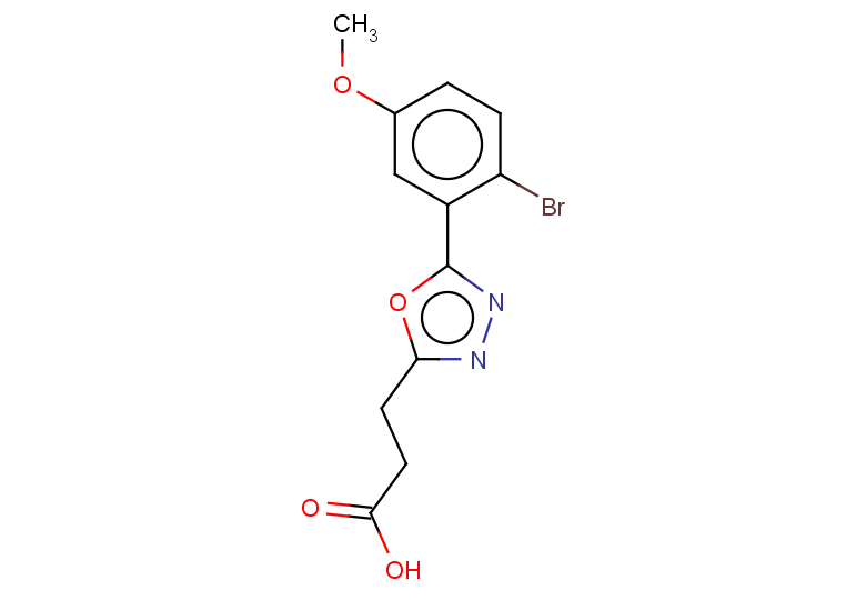 3-[5-(2-bromo-5-methoxyphenyl)-1,3,4-oxadiazol-2-yl]propanoic acid