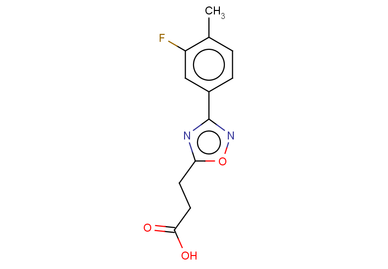 3-[3-(3-fluoro-4-methylphenyl)-1,2,4-oxadiazol-5-yl]propanoic acid