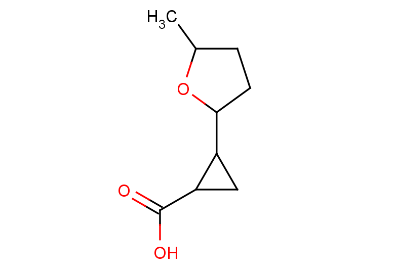 2-(5-methyloxolan-2-yl)cyclopropane-1-carboxylic acid, Mixture of diastereomers