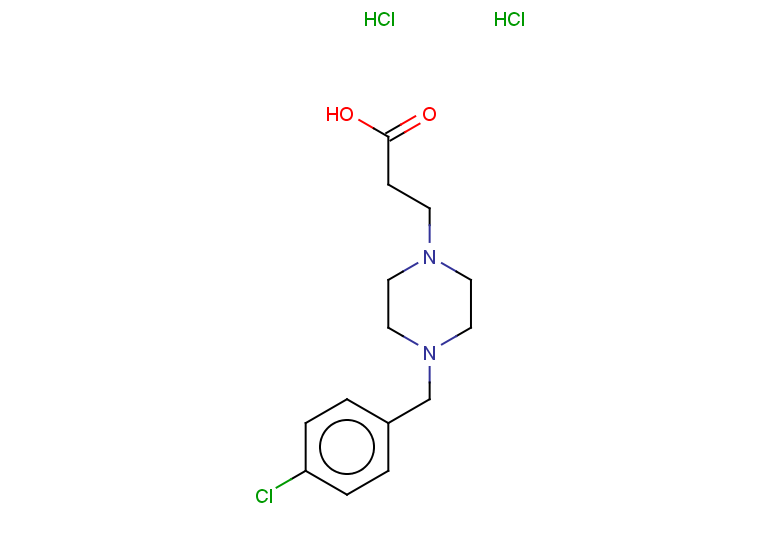 3-{4-[(4-chlorophenyl)methyl]piperazin-1-yl}propanoic acid dihydrochloride