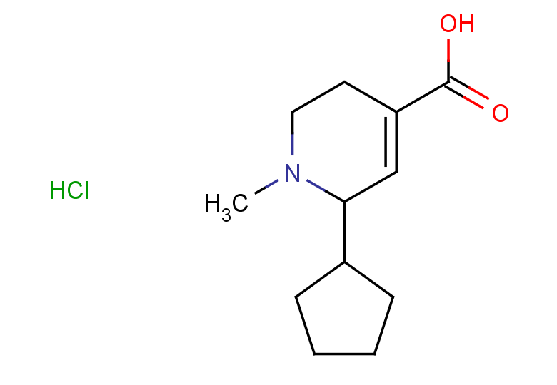 6-cyclopentyl-1-methyl-1,2,3,6-tetrahydropyridine-4-carboxylic acid hydrochloride