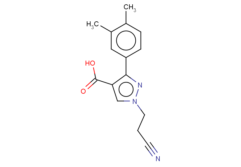 1-(2-cyanoethyl)-3-(3,4-dimethylphenyl)-1H-pyrazole-4-carboxylic acid