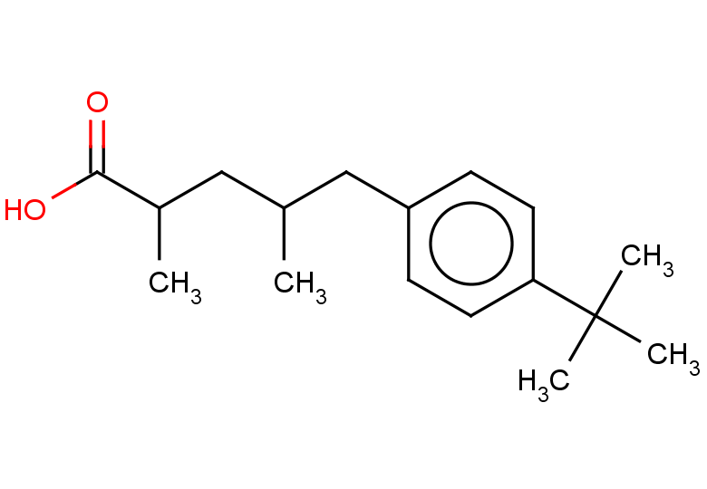 5-(4-tert-butylphenyl)-2,4-dimethylpentanoic acid