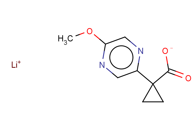lithium 1-(5-methoxypyrazin-2-yl)cyclopropane-1-carboxylate