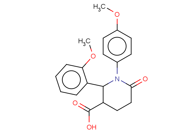 2-(2-methoxyphenyl)-1-(4-methoxyphenyl)-6-oxopiperidine-3-carboxylic acid