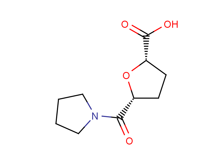 rac-(2R,5S)-5-(pyrrolidine-1-carbonyl)oxolane-2-carboxylic acid, cis