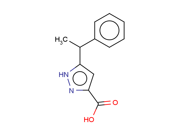 5-(1-phenylethyl)-1H-pyrazole-3-carboxylic acid