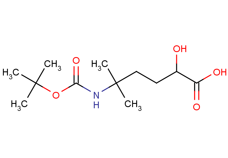 5-{[(tert-butoxy)carbonyl]amino}-2-hydroxy-5-methylhexanoic acid