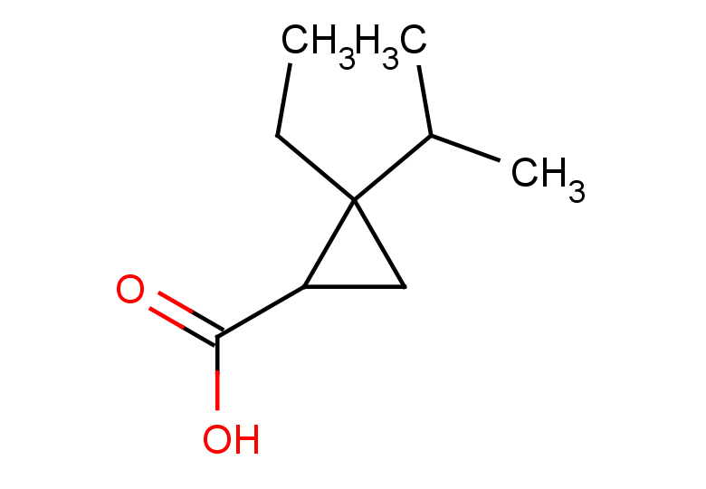 2-ethyl-2-(propan-2-yl)cyclopropane-1-carboxylic acid