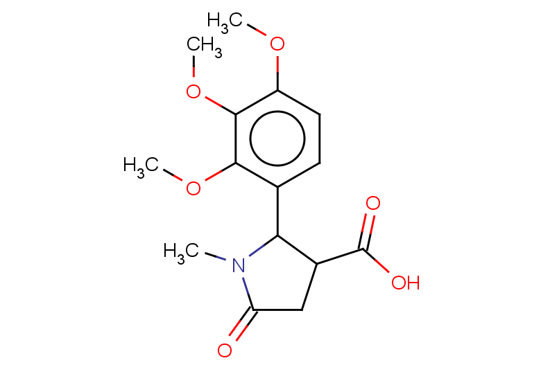 1-methyl-5-oxo-2-(2,3,4-trimethoxyphenyl)pyrrolidine-3-carboxylic acid
