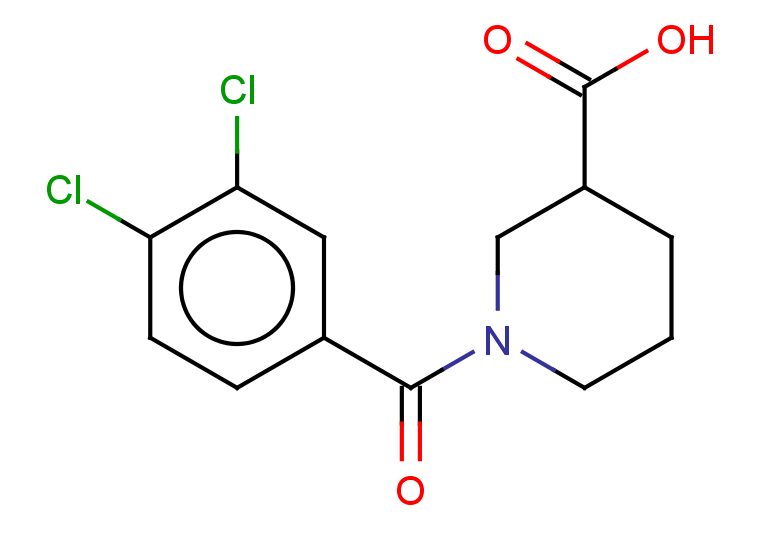 1-(3,4-dichlorobenzoyl)piperidine-3-carboxylic acid