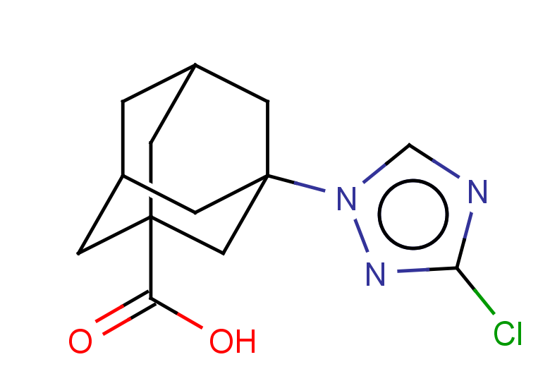 3-(3-chloro-1H-1,2,4-triazol-1-yl)adamantane-1-carboxylic acid