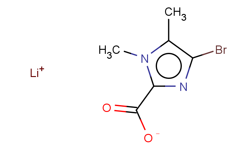 lithium 4-bromo-1,5-dimethyl-1H-imidazole-2-carboxylate