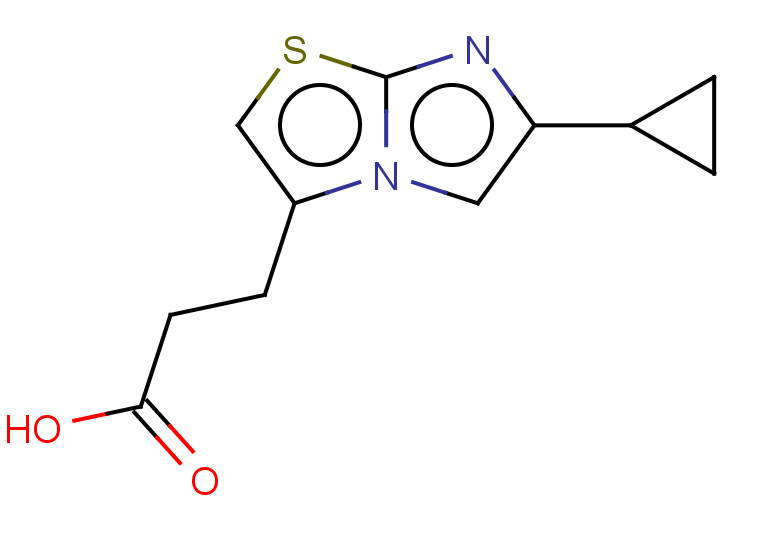 3-{6-cyclopropylimidazo[2,1-b][1,3]thiazol-3-yl}propanoic acid