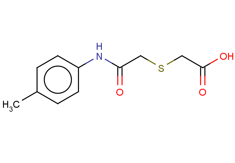 2-({[(4-methylphenyl)carbamoyl]methyl}sulfanyl)acetic acid