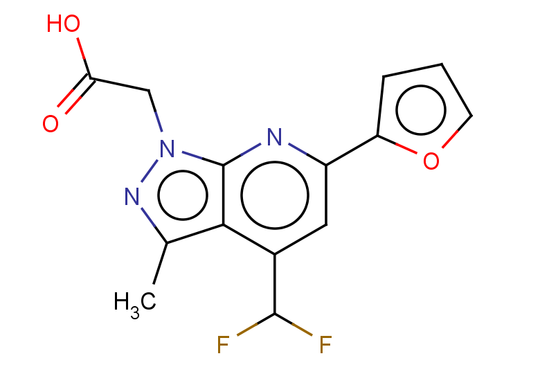2-[4-(difluoromethyl)-6-(furan-2-yl)-3-methyl-1H-pyrazolo[3,4-b]pyridin-1-yl]acetic acid