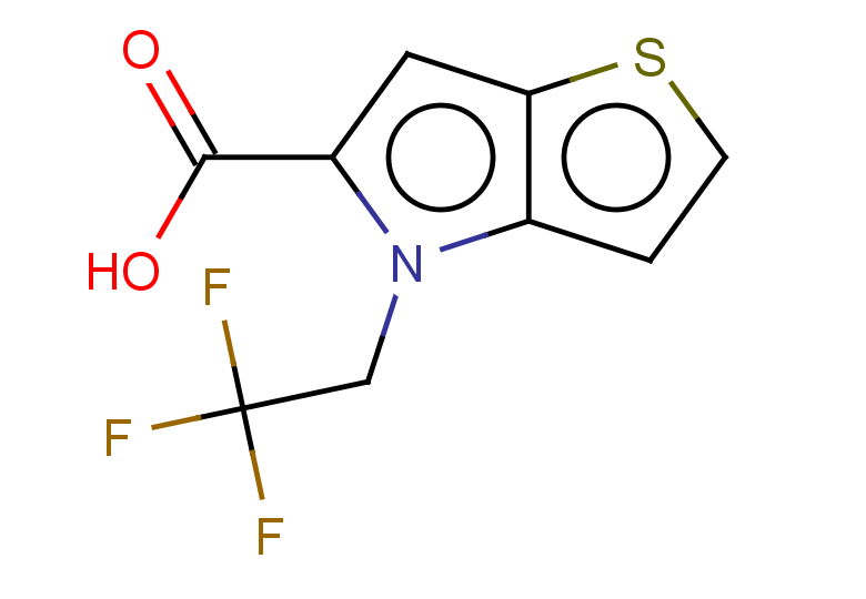 4-(2,2,2-trifluoroethyl)-4H-thieno[3,2-b]pyrrole-5-carboxylic acid