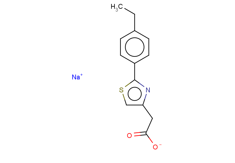 sodium 2-[2-(4-ethylphenyl)-1,3-thiazol-4-yl]acetate