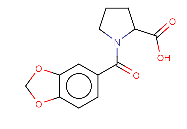1-(1,3-dioxaindane-5-carbonyl)pyrrolidine-2-carboxylic acid