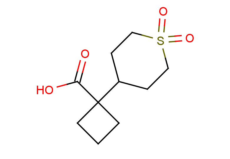 1-(1,1-dioxo-1lambda6-thian-4-yl)cyclobutane-1-carboxylic acid