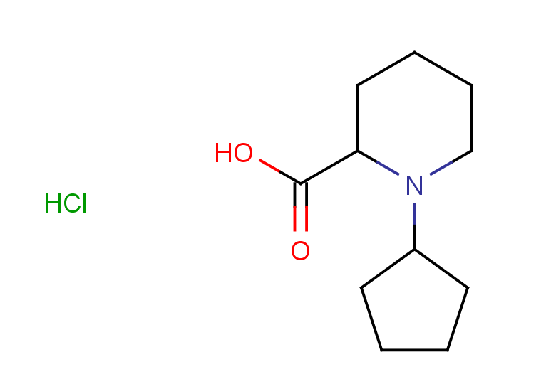 1-cyclopentylpiperidine-2-carboxylic acid hydrochloride