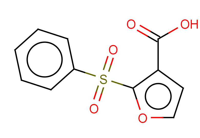 2-(benzenesulfonyl)furan-3-carboxylic acid