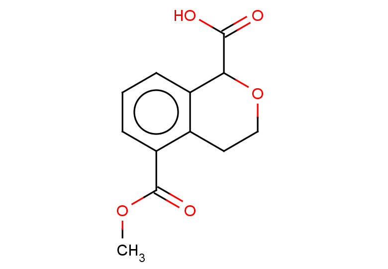 5-(methoxycarbonyl)-3,4-dihydro-1H-2-benzopyran-1-carboxylic acid