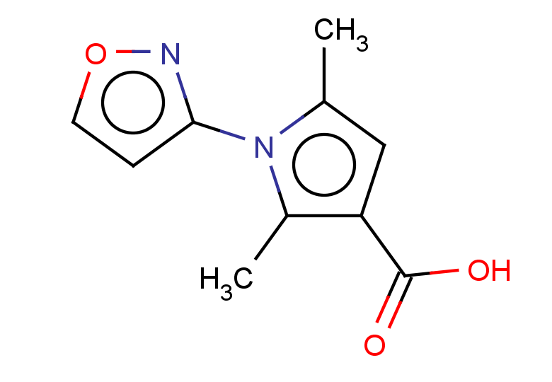 2,5-dimethyl-1-(1,2-oxazol-3-yl)-1H-pyrrole-3-carboxylic acid