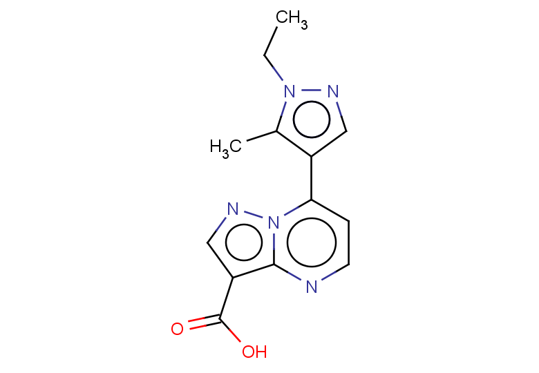 7-(1-ethyl-5-methyl-1H-pyrazol-4-yl)pyrazolo[1,5-a]pyrimidine-3-carboxylic acid